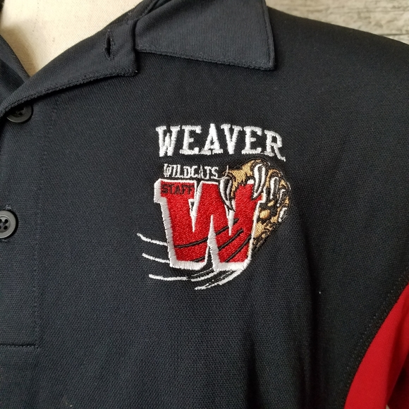 Sport Tek By Port Authority Weaver Wildcats Polo Shirt Size Large.Pit to pit a - Picture 3 of 7